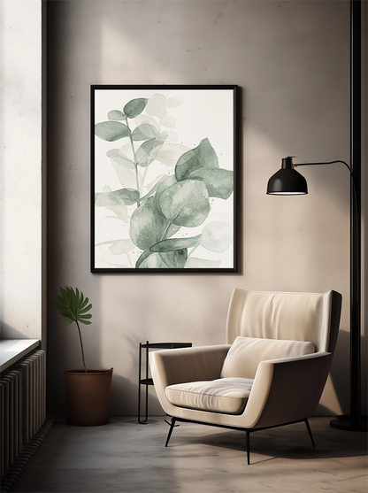 Eucalyptus in Aquarel